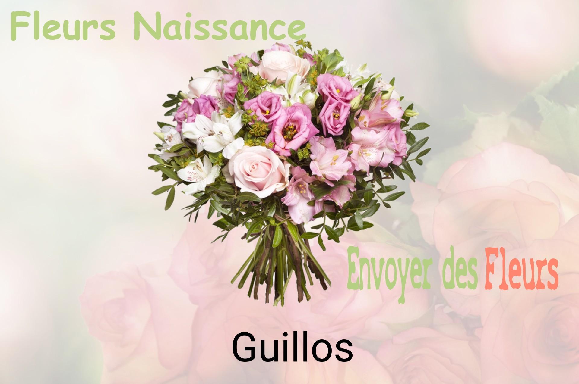 Bouquet de fleurs de naissance livré à Guillos